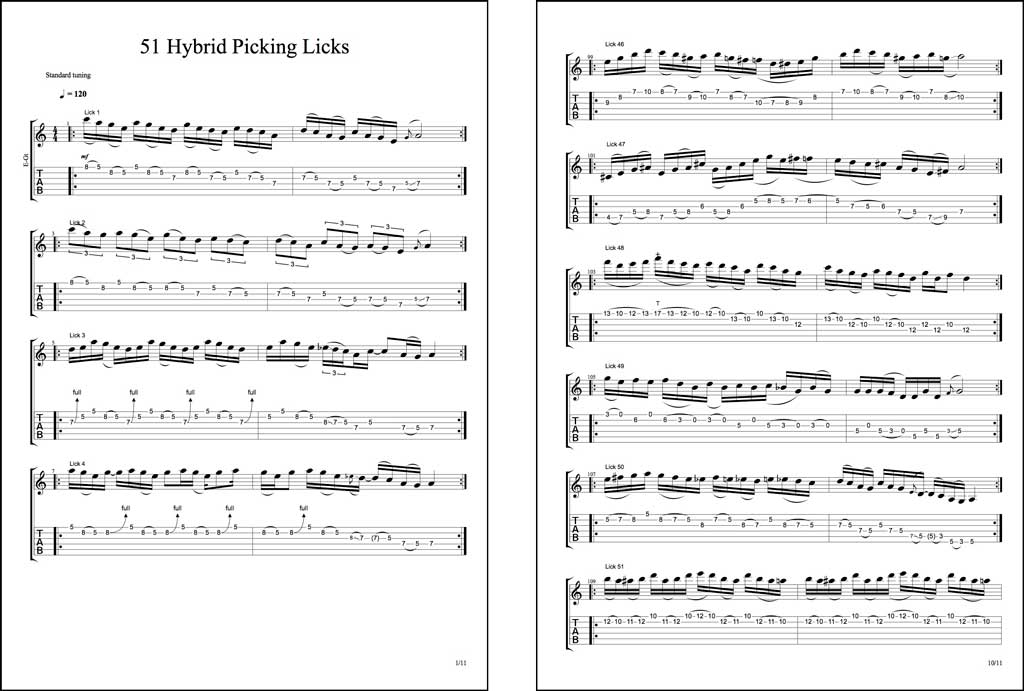 Lick Library - Stuart Bull - 51 - Hybrid Picking Licks - DVD (2013)