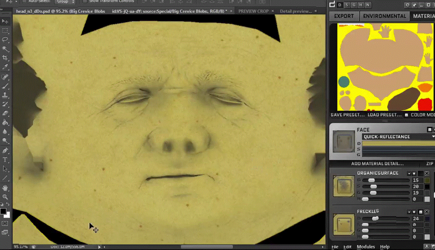 Realistic Character Texturing Using dDo in Photoshop