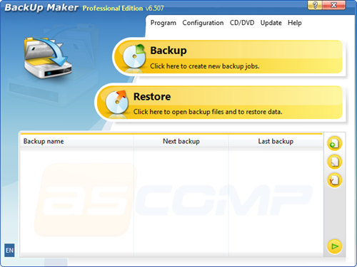 ASCOMP Software Backup Maker Professional 6.507 Retail