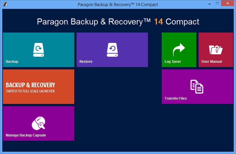 Paragon Backup and Recovery 14 Compact 10.1.21.287 (x86/x64)