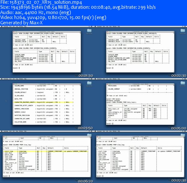 Lynda - Up and Running with MySQL Development