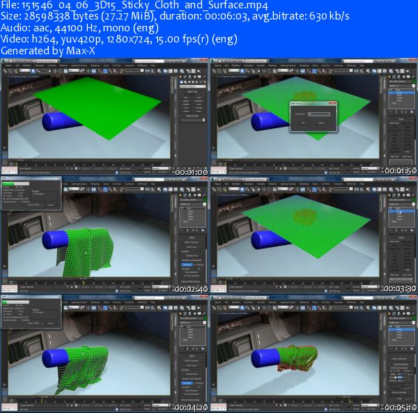 Lynda - Cloth Simulation in 3ds Max