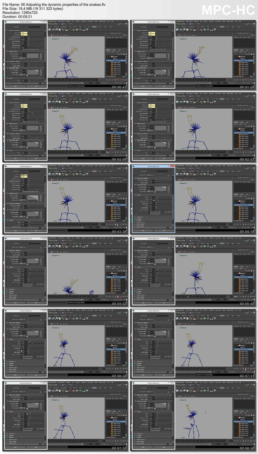 Dixxl Tuxxs - Creating Secondary Animation Using Dynamics in Maya
