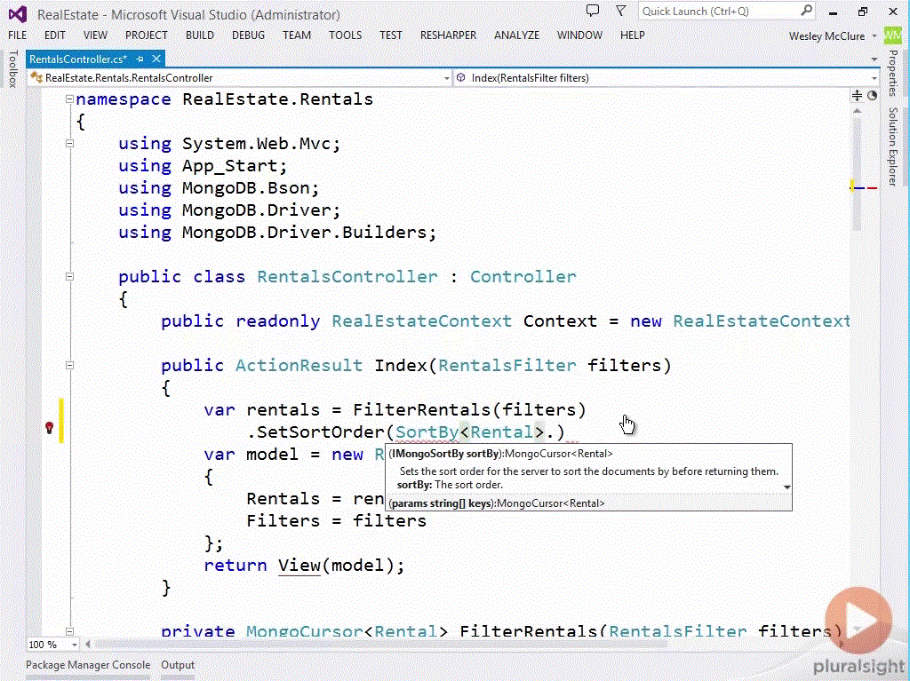 Using MongoDB with ASP.NET MVC