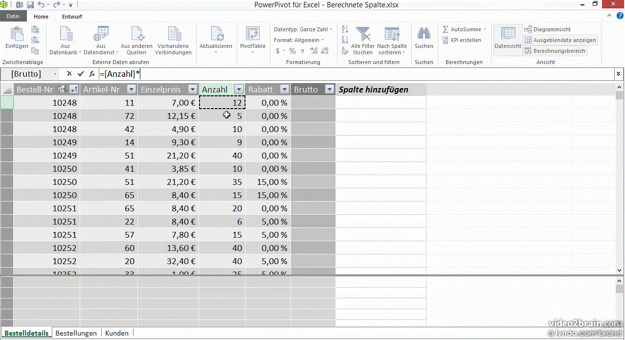  Excel 2013: Power Pivot Business Intelligence mit dem Add-in Power Pivot