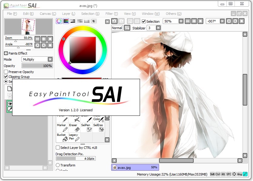 PaintTool SAI 1.2.0.1
