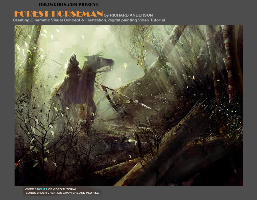 iDrawGirls.com – FOREST HORSEMAN