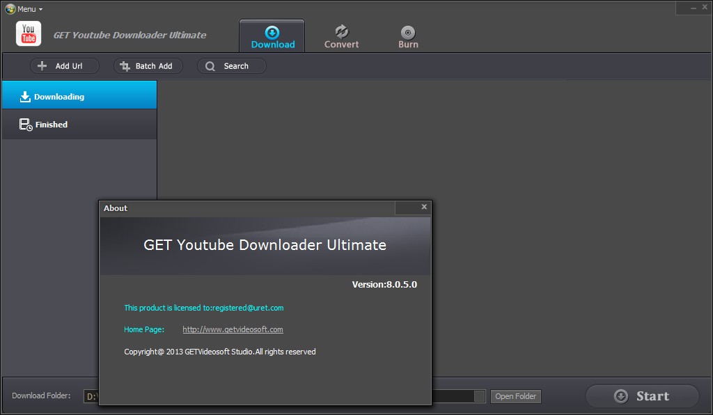 GET Youtube Downloader Ultimate 8.0.5.0