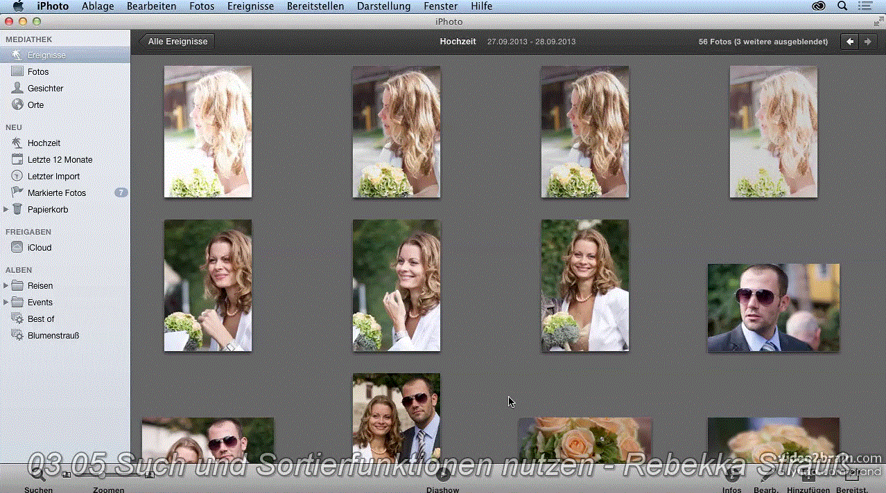  Bilder bearbeiten mit iPhoto Organisieren, optimieren, präsentieren