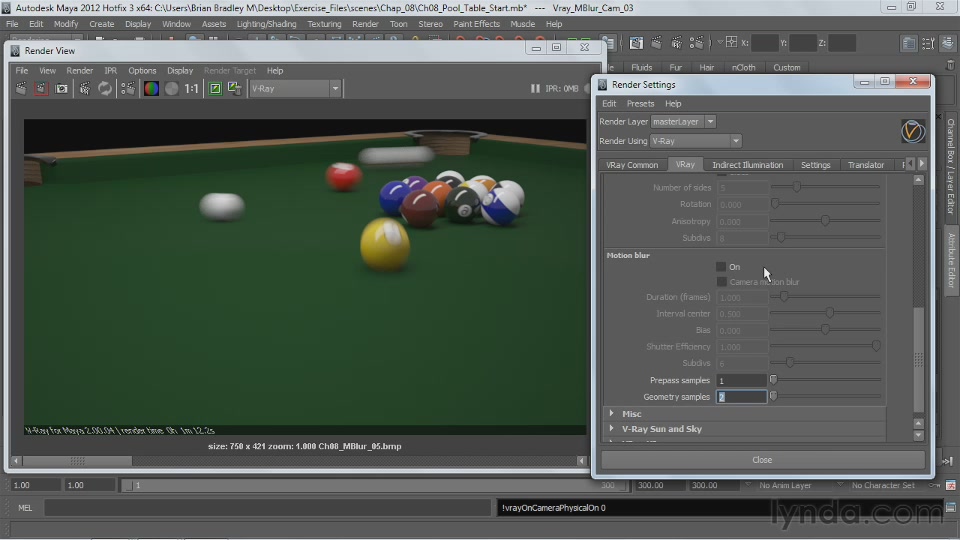 V-Ray 2.0 for Maya Essential Training