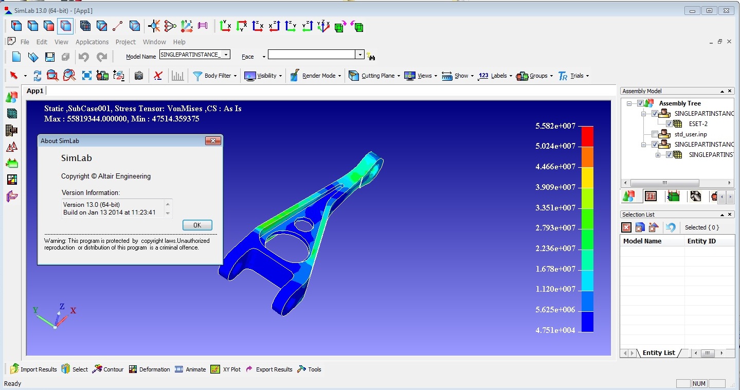 Altair SimLab 13.0 (64bit) with Tutorials