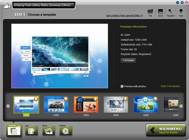 Amazing Flash Gallery Maker 1.7.1