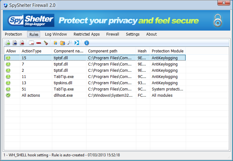 Spyshelter Firewall 3.0