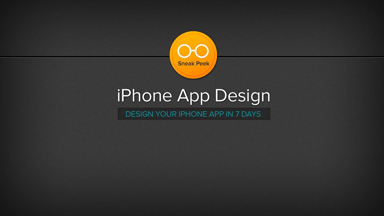 iPhone App Design Course