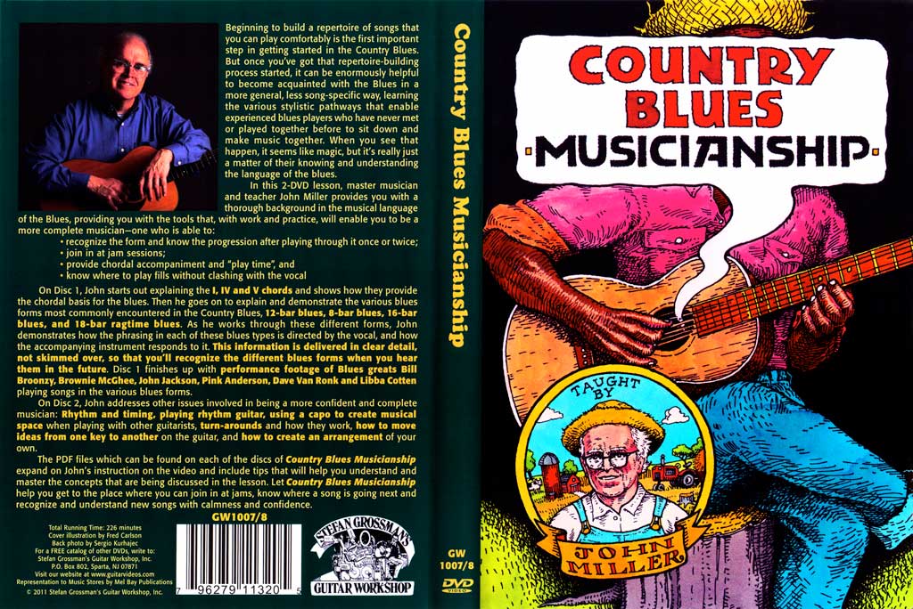 Grossman Guitar Workshop – John Miller – Country Blues Musicianship – 2xDVD (2013)