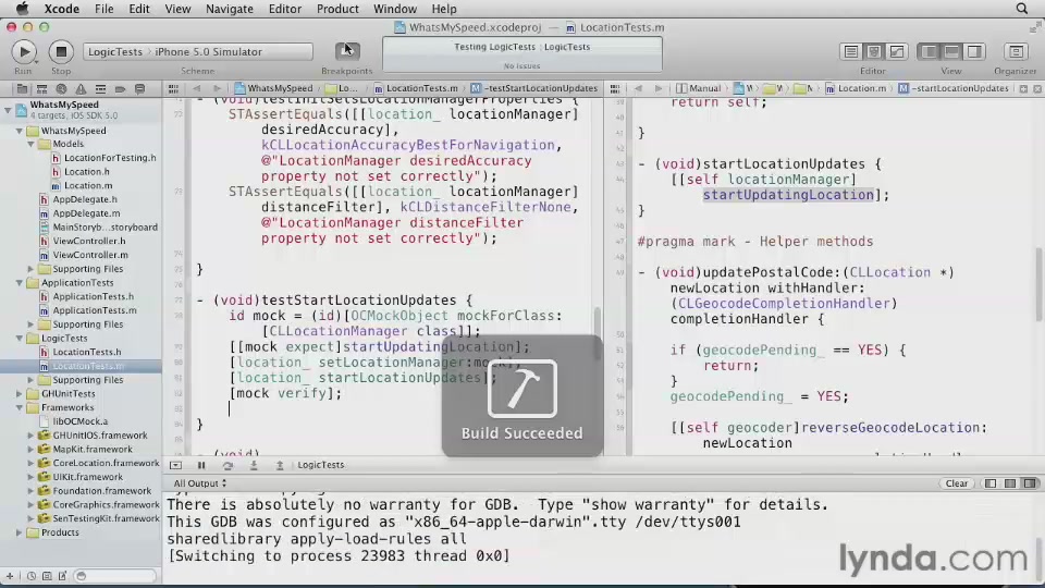 Unit Testing iOS Applications with Xcode 4