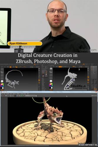 Digital Creature Creation in ZBrush, Photoshop, and Maya