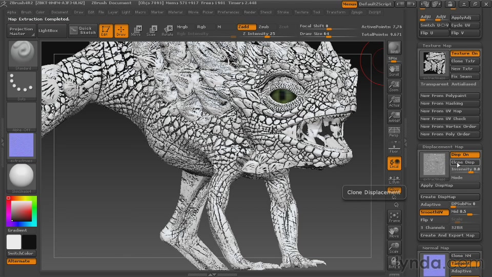 Digital Creature Creation in ZBrush, Photoshop, and Maya [repost]