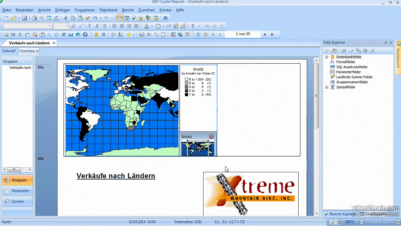  Crystal Reports 2013 – Das große Training Praktischer Einstieg in die Berichtserstellung