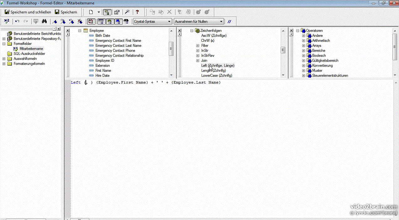  Crystal Reports 2013 – Das große Training Praktischer Einstieg in die Berichtserstellung