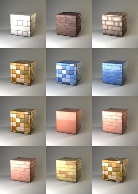 Vray4C4d Materials Pack - Tiles for walls and floors