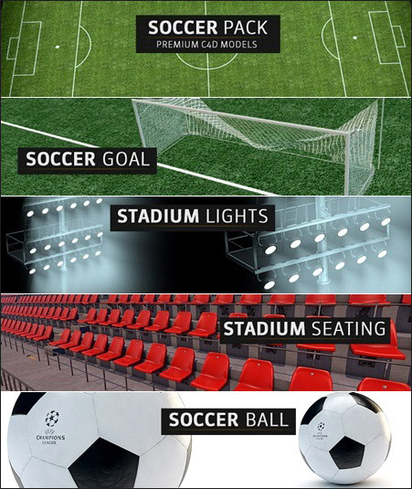 The Pixel Lab – 3D Soccer Pack