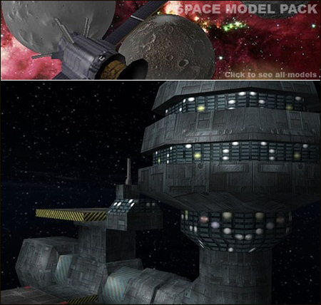 DEXSOFT-GAME: Space model pack