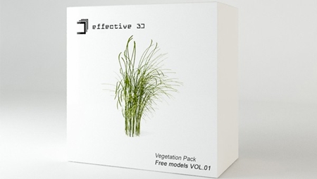 Effective 3D – Free models VOL.01: Vegetation Pack