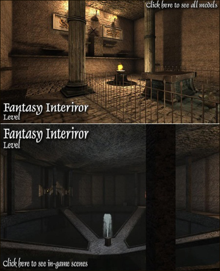 DEXSOFT-GAMES : Fantasy Interior Level pack