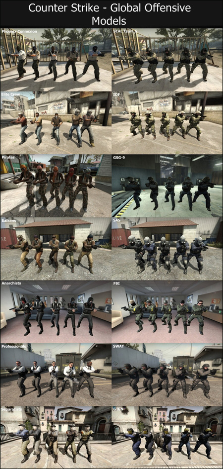 Counter Strike – Global Offensive Models 反恐精英 – 全球攻势模型