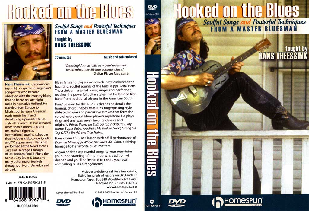 Homespun - Hans Theessink - Hooked On The Blues - DVD (2008)