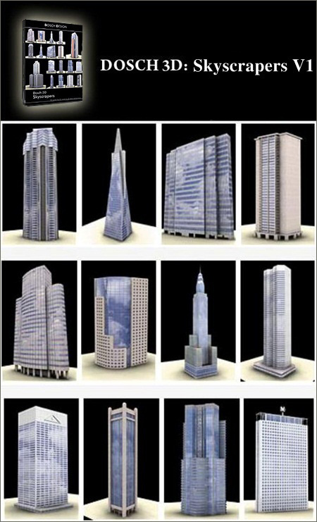 DOSCH DESIGN – 3D: Skyscrapers V1