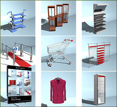 DOSCH Design : 3D_ Shop Design