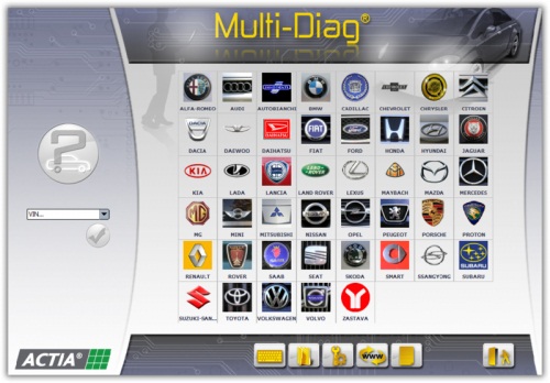 ACTIA Multi-Diag IV-2013 + SP2 Multilingual