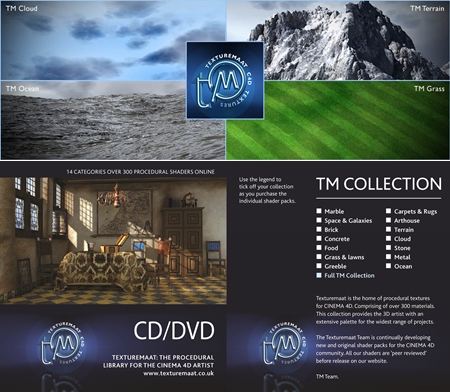 TextureMaat - Procedural Textures Designed for C4D