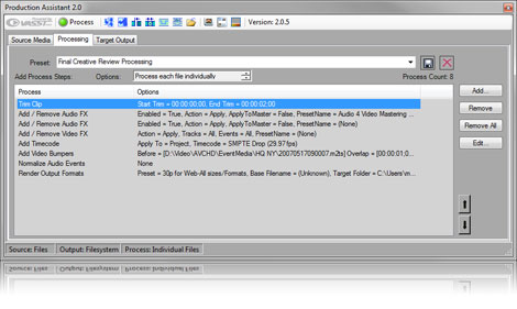 Production Assistant 2.0.7 for Sony Vegas Pro