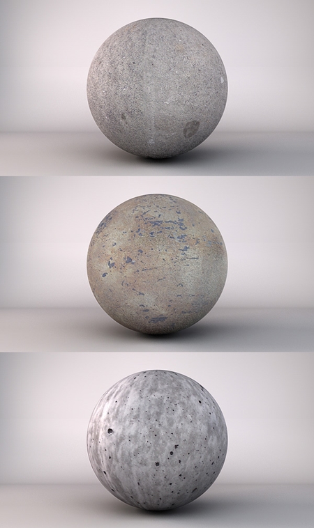 20 High Rez Concrete Texture Sets – CG Premium Content Pack