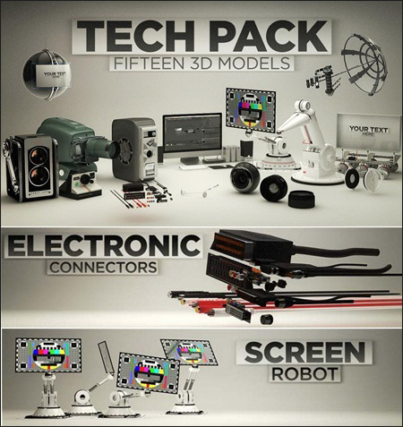 The Pixel Lab – 3D Tech Pack