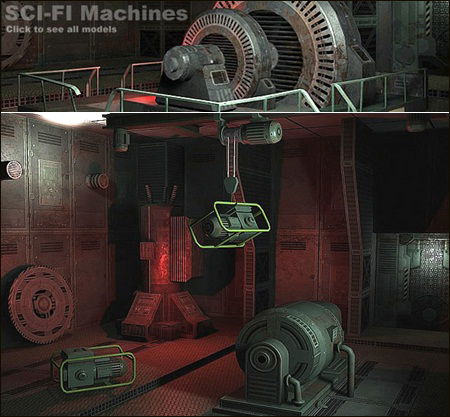 DEXSOFT-GAMES – SCI-FI Machines model pack