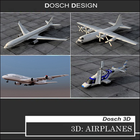 Dosch Design : 3D- Airplanes