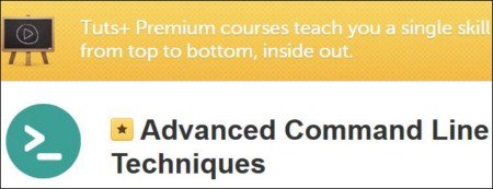 Tutsplus Advanced Command Line Techniques