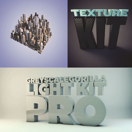 Greyscalegorilla – HDRI Light Kit Pro, City kit & Texture Kit