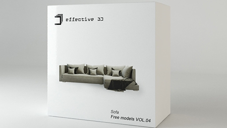 Effective 3D - Free models VOL.04: Sofa