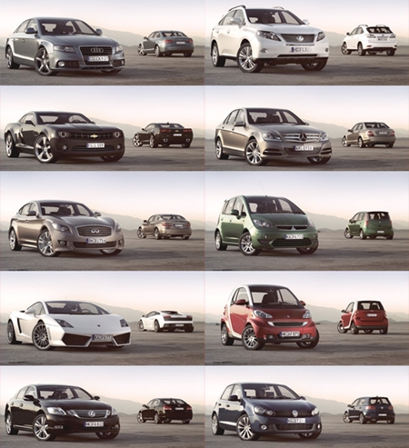 PK3DStudio: HD Cars Collection Vol. 4