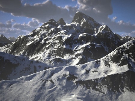 Infinite Mountains for Cinema 4D