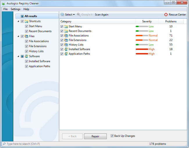 Auslogics Registry Cleaner 3.2.0.0