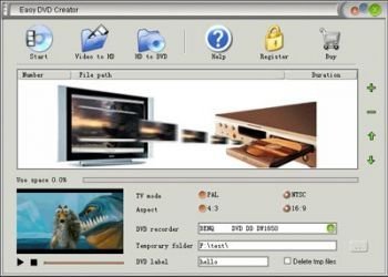 Easy DVD Creator 2.5.11 光盘烧录