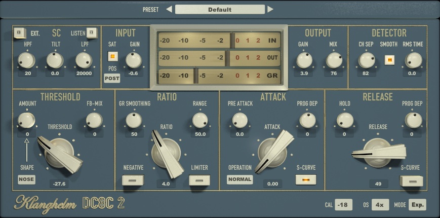 Klanghelm DC8C advanced compressor v2.3.0 Win/MacOSX