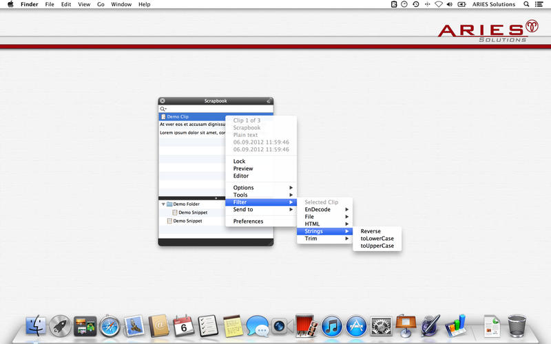 Scrapbook v1.3.3 Mac OS X