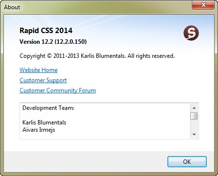 Blumentals Rapid CSS 2014 12.2.0.150